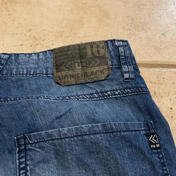 Dark Black by ProjekRaw Denim Cargo Shorts - Size 31 - Picture 3 of 7